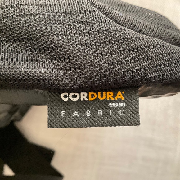 Supreme Black Waist Sling Crossbody Bag Cordura Fabric Reflective Text - Picture 6 of 15